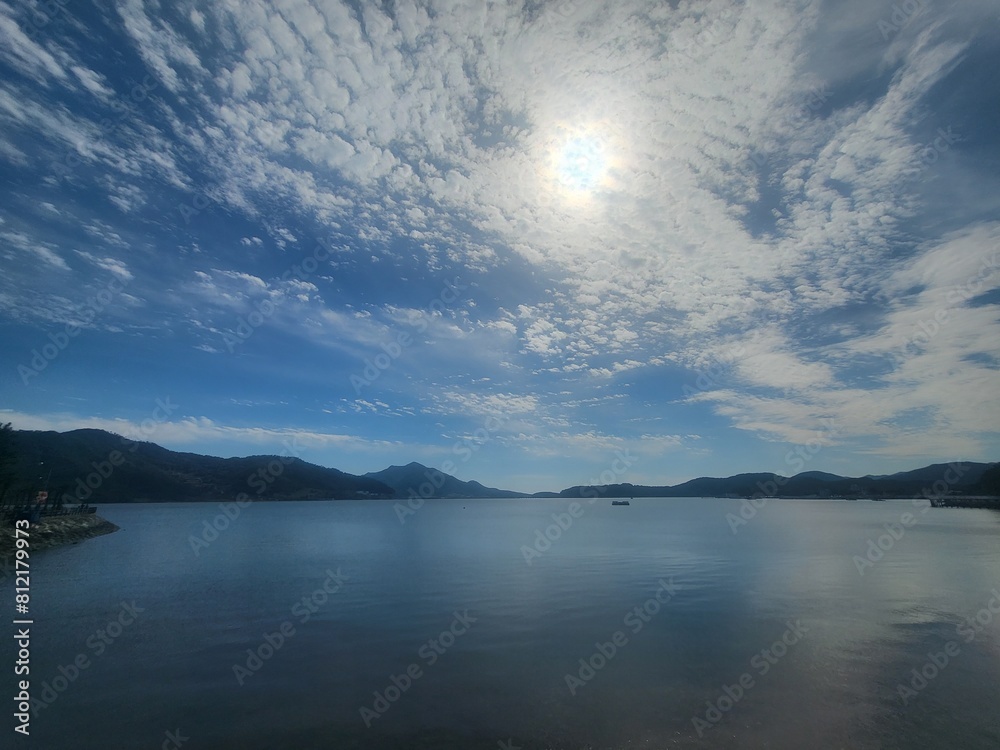 Sky, Blue Sky, beautiful scenery of korea Sky, Blue Sky, beautiful scenery of korea