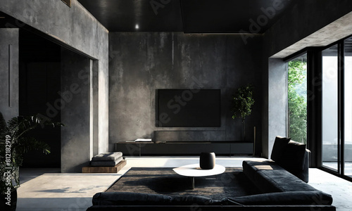 Concept art of interior design minimalism 5