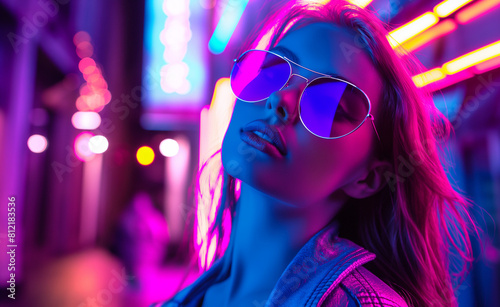 Neon Glamour: A Contemporary Portrait © Curioso.Photography