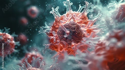 Graceful Amoebas in Motion A Glimpse into the Invisible World of Microscopic in Water