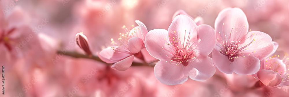 Blooming tree branch, blossom in spring Blooming tree branch, blossom in spring