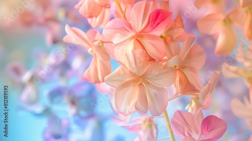 A beautiful white flower with yellow petals is hanging from a tree