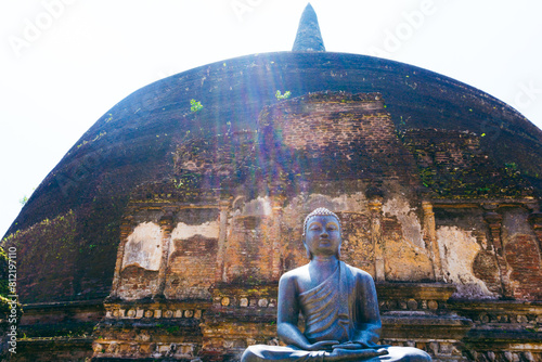 Polonnaruwa ancient city, old stupa. travel in Sri-Lanka photo
