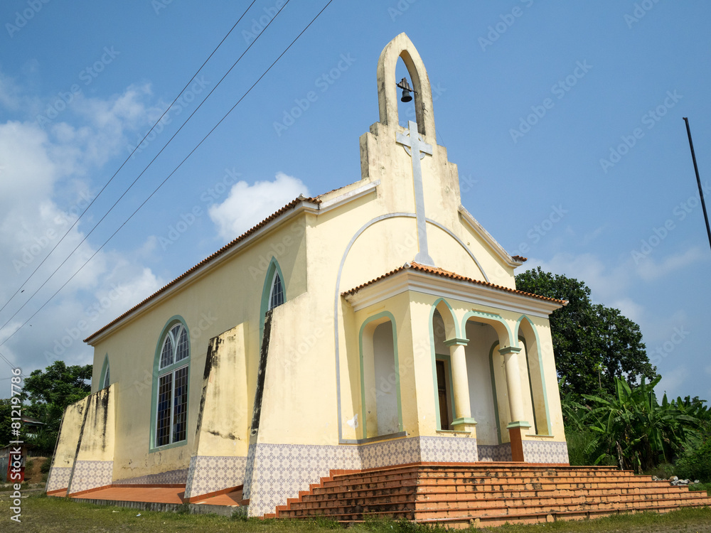 Roça Agostinho Neto church