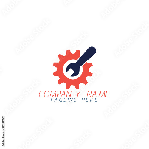 Car Garage Premium Concept Logo Design
