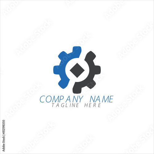 Trucking company badge logo, semi truck logo
