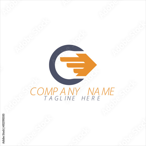 Trucking Company logo. Premium vector logo design isolated
