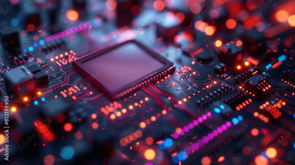 Electrical, circuit and abstract and futuristic technology or cloud computing with light, engineering or coding. Lines, software and cpu system as power transmission or motherboard, glow or microchip Electrical, circuit and abstract and futuristic technology or cloud computing with light, engineering or coding. Lines, software and cpu system as power transmission or motherboard, glow or microchip
