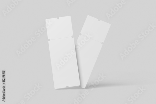 Blank Ticket Mockup Set