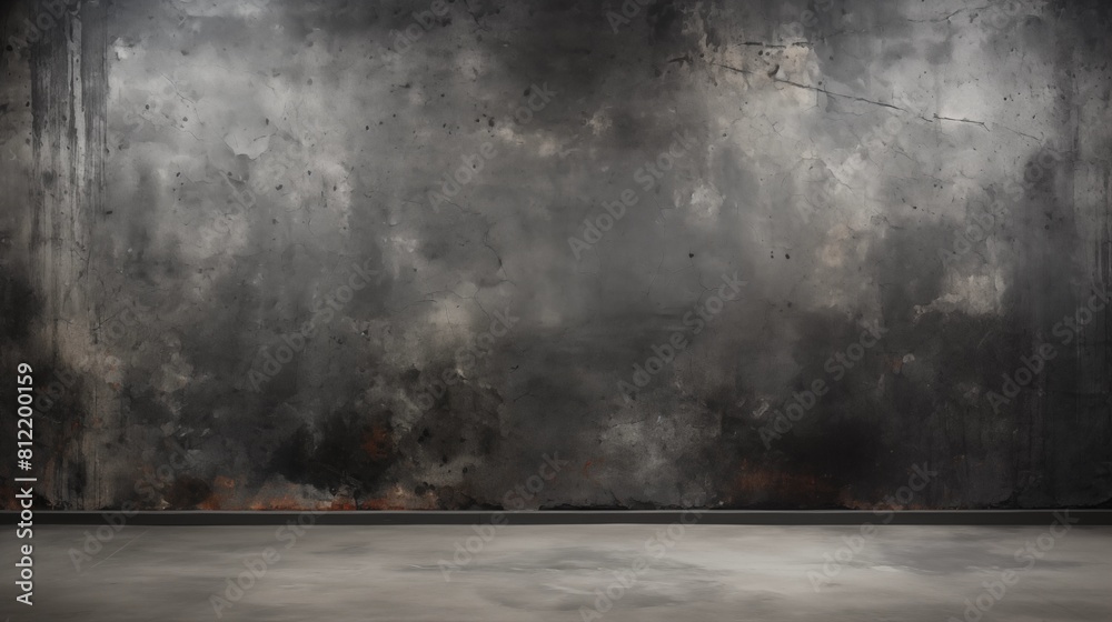 Eerie Black and White Animation with Smoke-like Cloud Movements