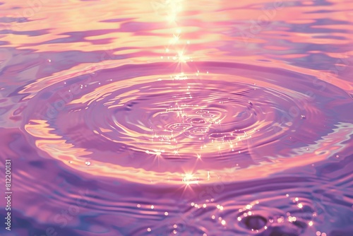 Sparkling Water Ripple  Pastel Twilight