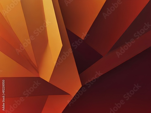 Abstract orange and red gradient geometric shape circle background Modern futuristic background Can be use for landing page, book covers, brochures, flyers, magazines, any brandings, banners, headers, photo