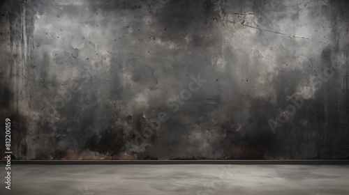 Eerie Black and White Animation with Smoke-like Cloud Movements