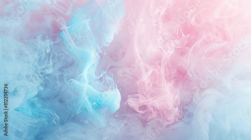 A colorful background with a pink and blue swirl