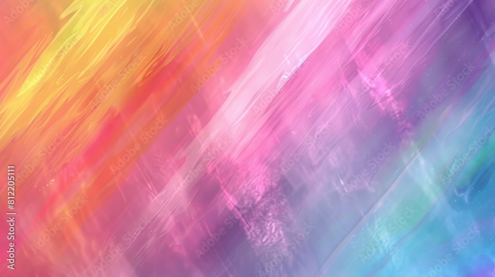 A colorful painting with a rainbow and stars A colorful painting with a rainbow and stars