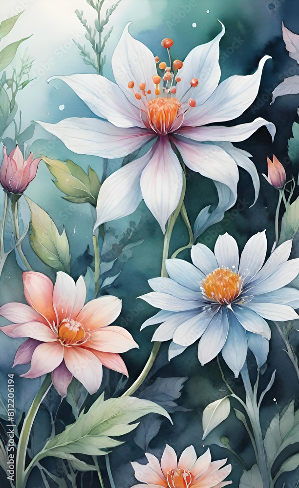Obraz premium Flower background 