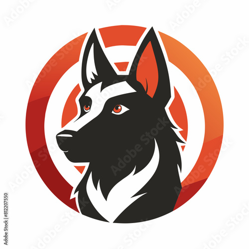 image of a dog vector illustration