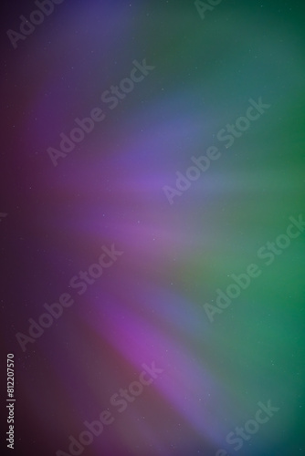 Northern lights or Aurora borealis in the sky, captured in the Netherlands