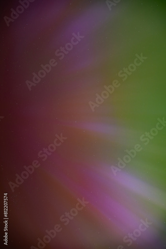 Northern lights or Aurora borealis in the sky, captured in the Netherlands