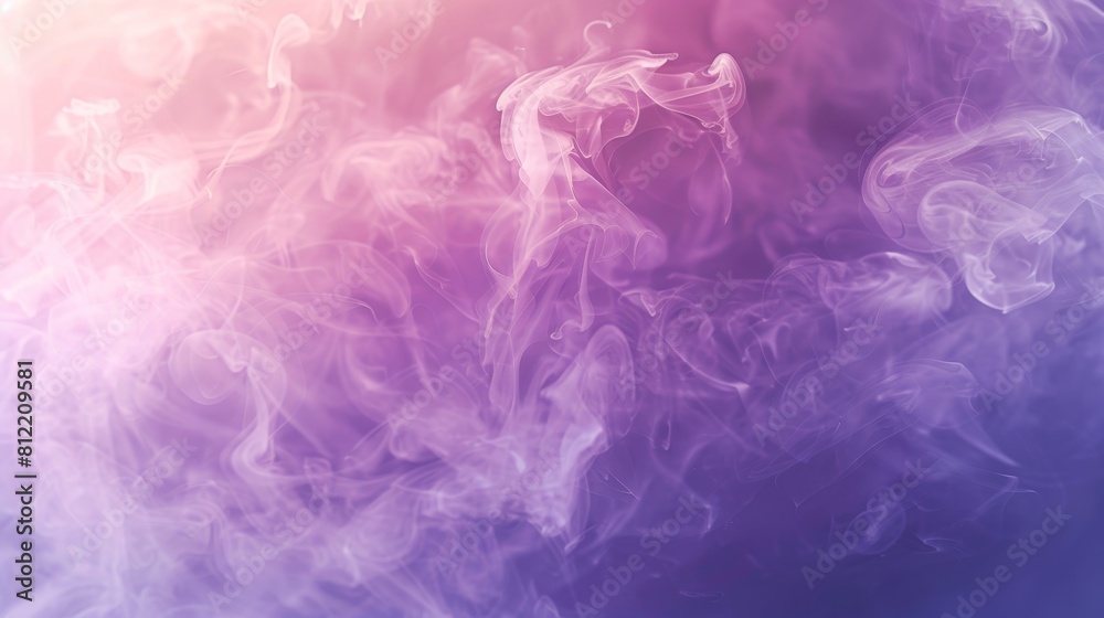 Obraz premium A purple smokey background with a lot of smoke