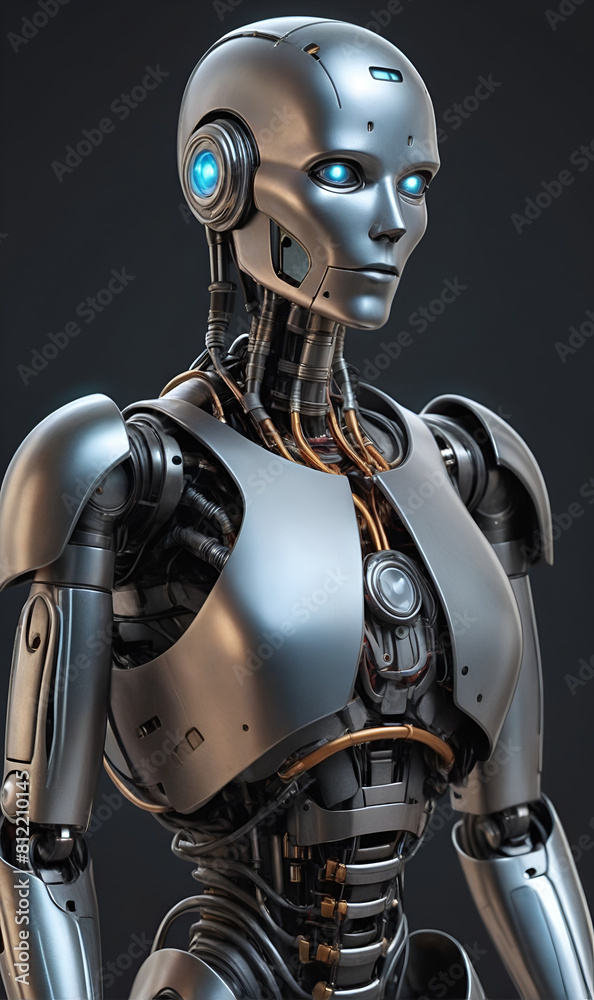 a human-shaped robot with artificial intelligence a human-shaped robot with artificial intelligence