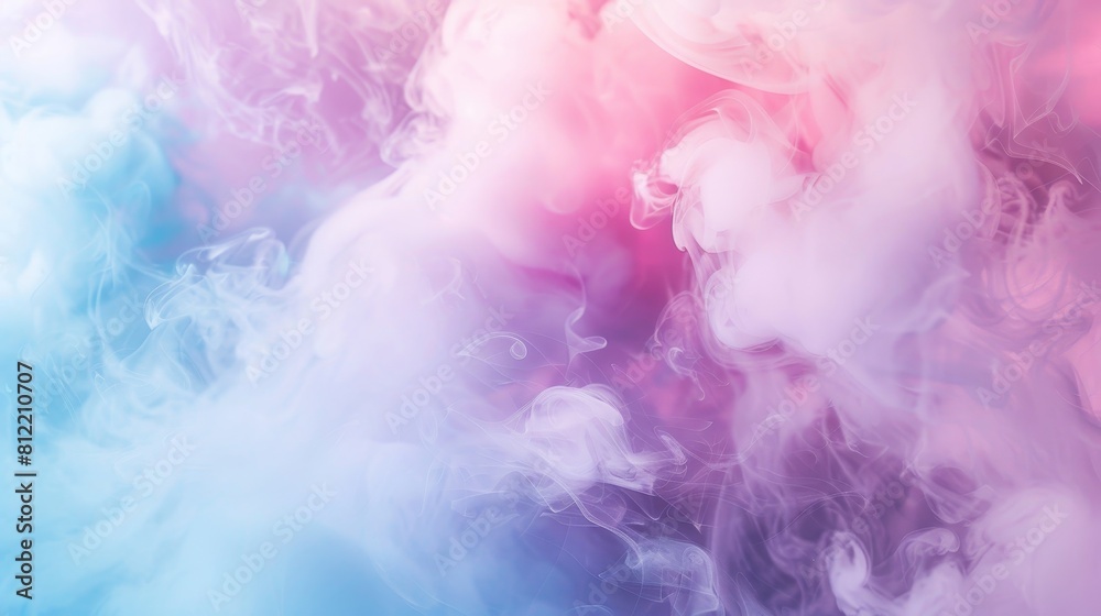 A colorful background with a white smokey line A colorful background with a white smokey line