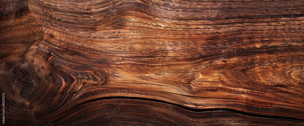 Close-up image of a beautifully detailed wooden surface, highlighting the intricate patterns and rich brown tones of the natural wood grain, perfect for backgrounds or woodworking concepts Close-up image of a beautifully detailed wooden surface, highlighting the intricate patterns and rich brown tones of the natural wood grain, perfect for backgrounds or woodworking concepts