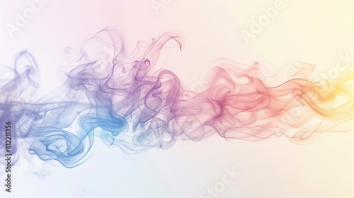 A colorful smokey background with purple and blue swirls
