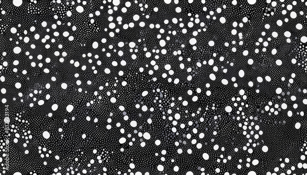 dot cellular aboriginal small art doodle animal dense drawn line white texture background motif organic black hand pattern seamless spots polkadot linocut abstract style trendy hand-drawn pois bold