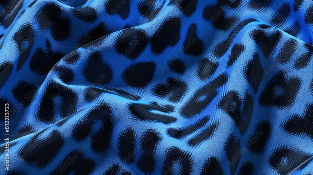 Obraz premium background abstract leopard blue print.