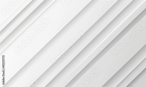 Abstract image featuring clean white diagonal stripes with varying opacities, creating a dynamic and elegant background suitable for professional and creative graphic design applications