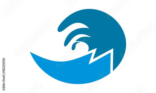 sea ocean wave logo