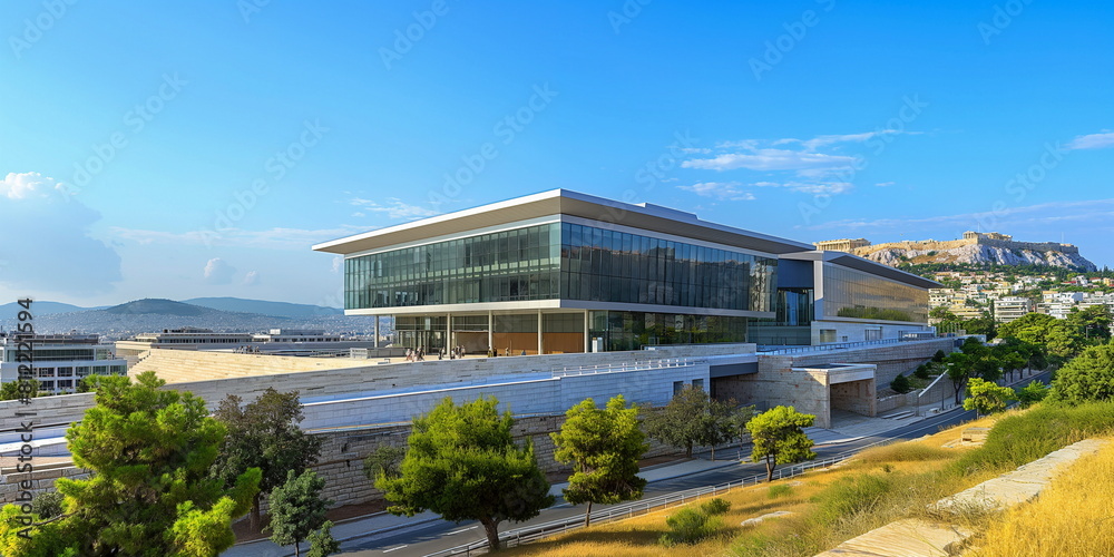 Acropolis Museum Athens Greece By Day Under the br_005 Acropolis Museum Athens Greece By Day Under the br_005