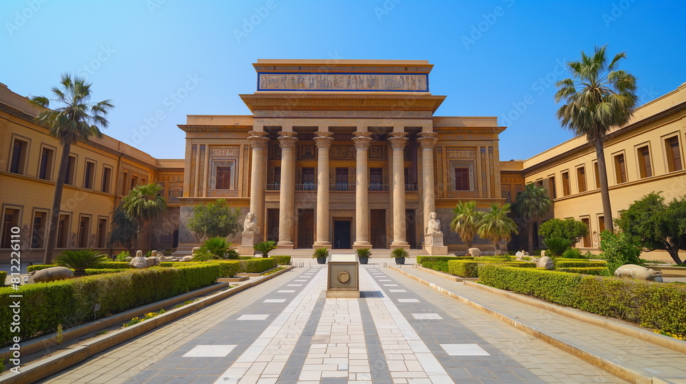 Egyptian Museum Cairo Egypt Afternoon Under the br_007 Egyptian Museum Cairo Egypt Afternoon Under the br_007