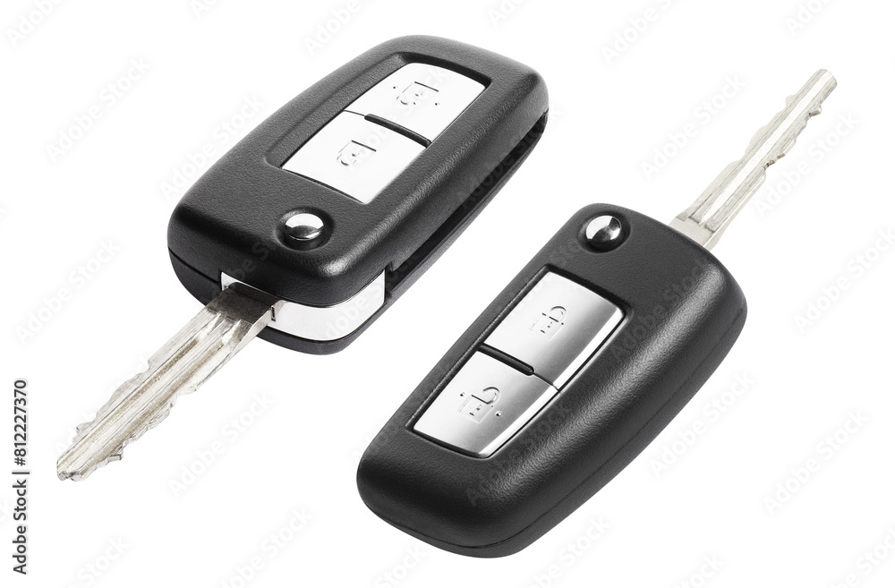 Set of car keys, cut out Set of car keys, cut out