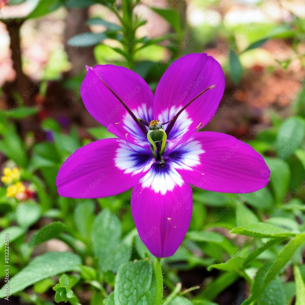 baitbloom flower seedling vibrant colorful purpleish seed baitbloom flower seedling vibrant colorful purpleish seed