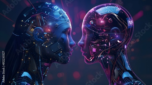 Navigate the complexities of online dating in a world where AI algorithms analyze every aspect of your personality to find your perfect match