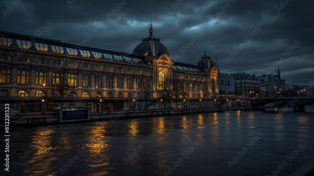 Fototapeta premium Orsay Museum Paris France In a mystical atmosphere_007