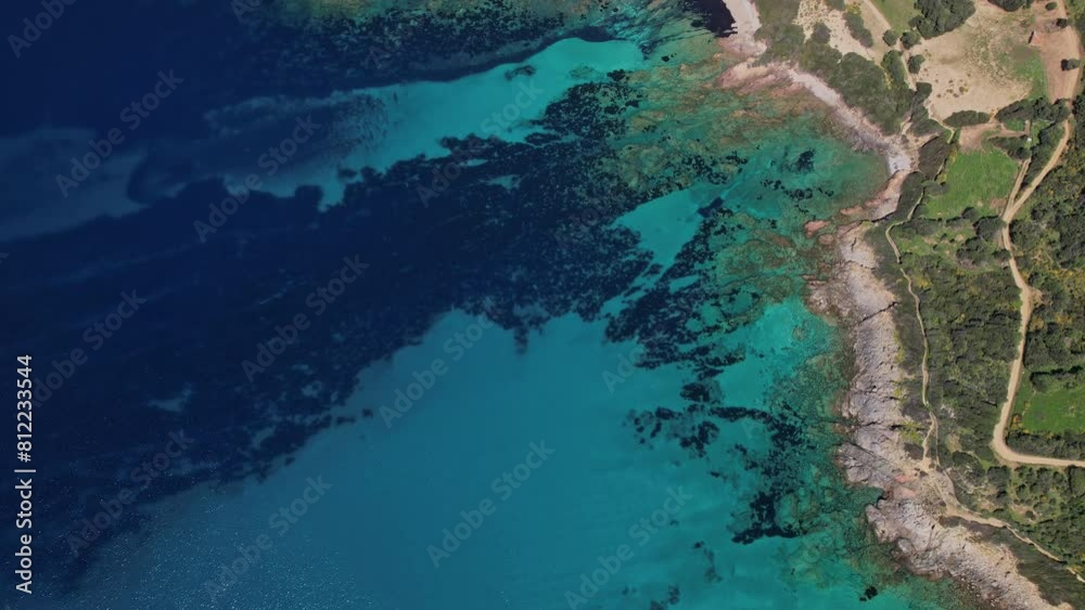 Aerial View of Body of Water in Corsica, France Aerial View of Body of Water in Corsica, France