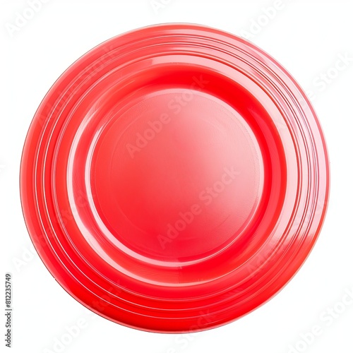 Magnificent Foam Frisbee isolated on white background 