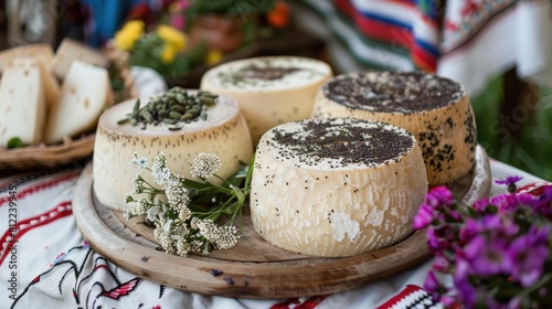Delight in the time honored Latvian delicacy of homemade cheese infused with aromatic caraway seeds a must have treat at the festive celebration of the summer solstice known as Ligo