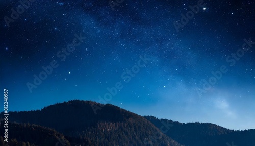 etoiles bleu nuit photo