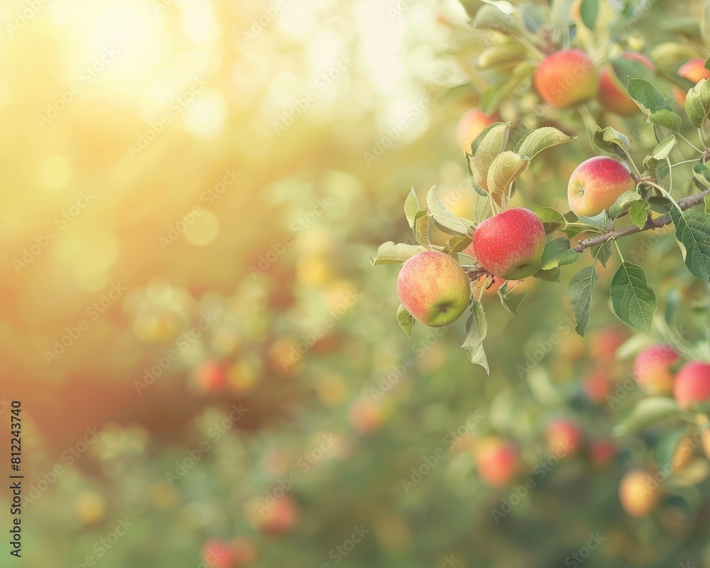 Tree Filled With Ripe Apples Tree Filled With Ripe Apples