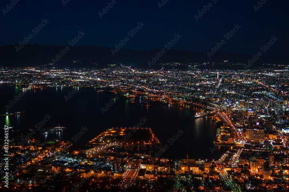 Obraz premium 北海道_絶景の函館夜景