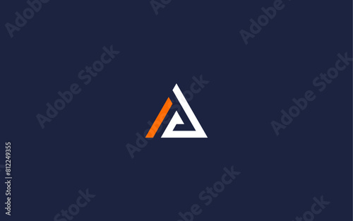 Free Download letter ad with triangle logo icon design vector design template inspiration - GFXLoad