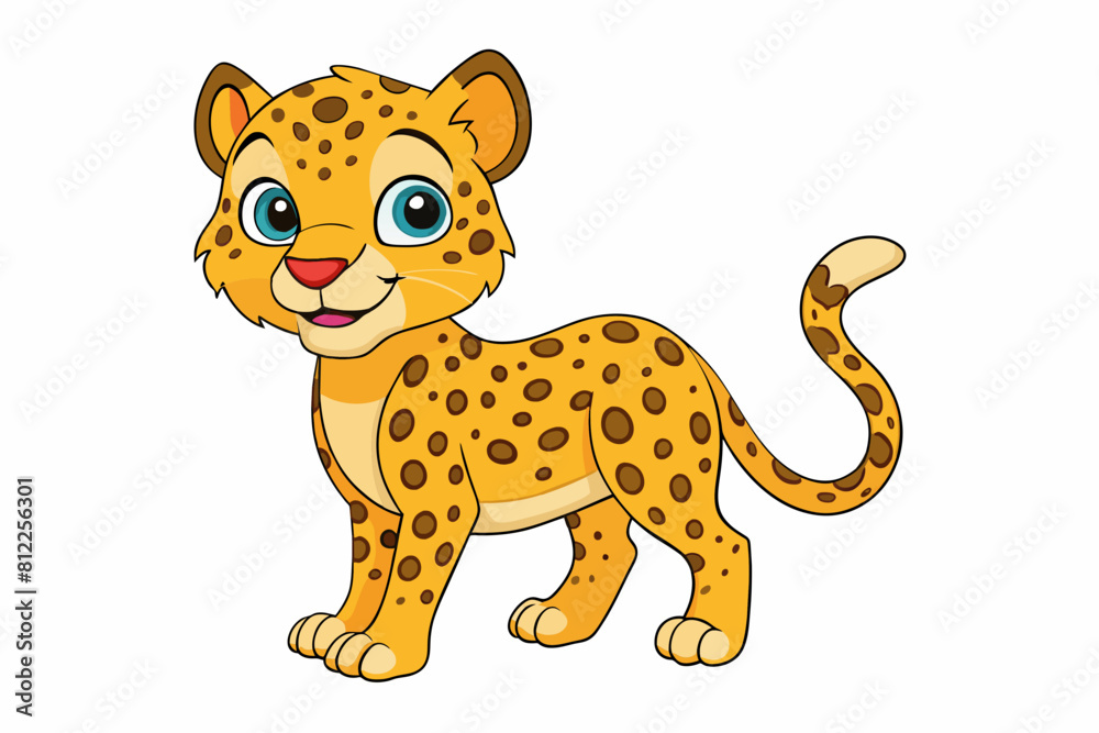 jaguar cartoon vector illustration jaguar cartoon vector illustration