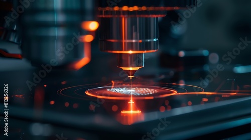 Capture a closeup of the ion beam in an ion implantation machine