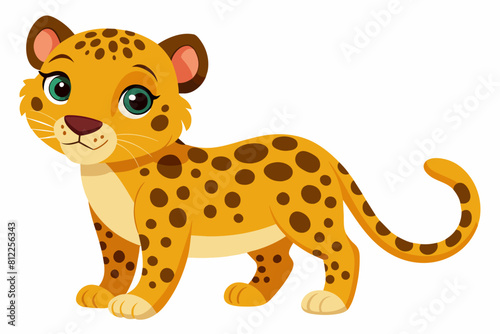 jaguar cartoon vector illustration