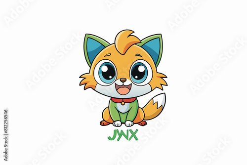 jynx animal cartoon vector illustration