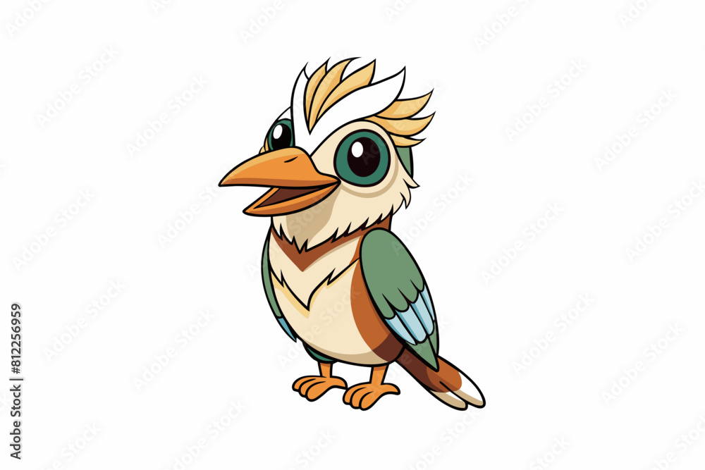 kookaburra bird cartoon vector illustration kookaburra bird cartoon vector illustration